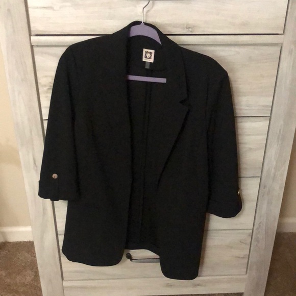 Black Anne Klein Blazer - Picture 1 of 1